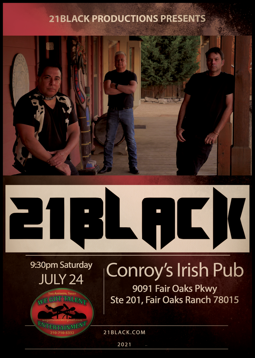 21BLACK LIVE at Conroy's Irish Pub