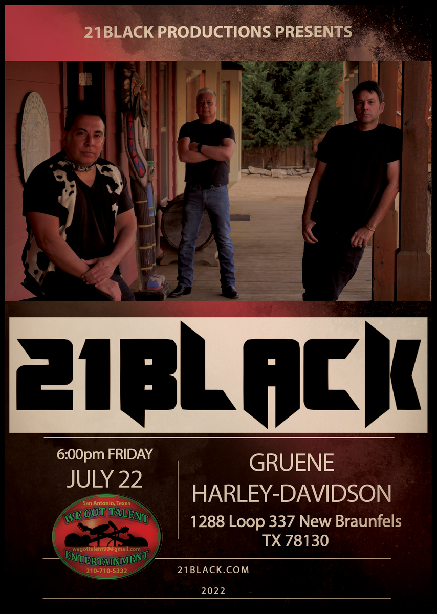 21BLACK LIVE at Gruene Harley-Davidson
