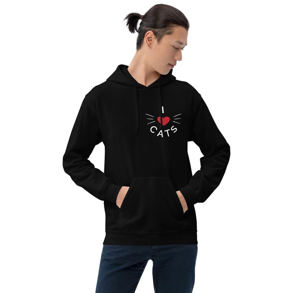 I <3 CATS Unisex Hoodie