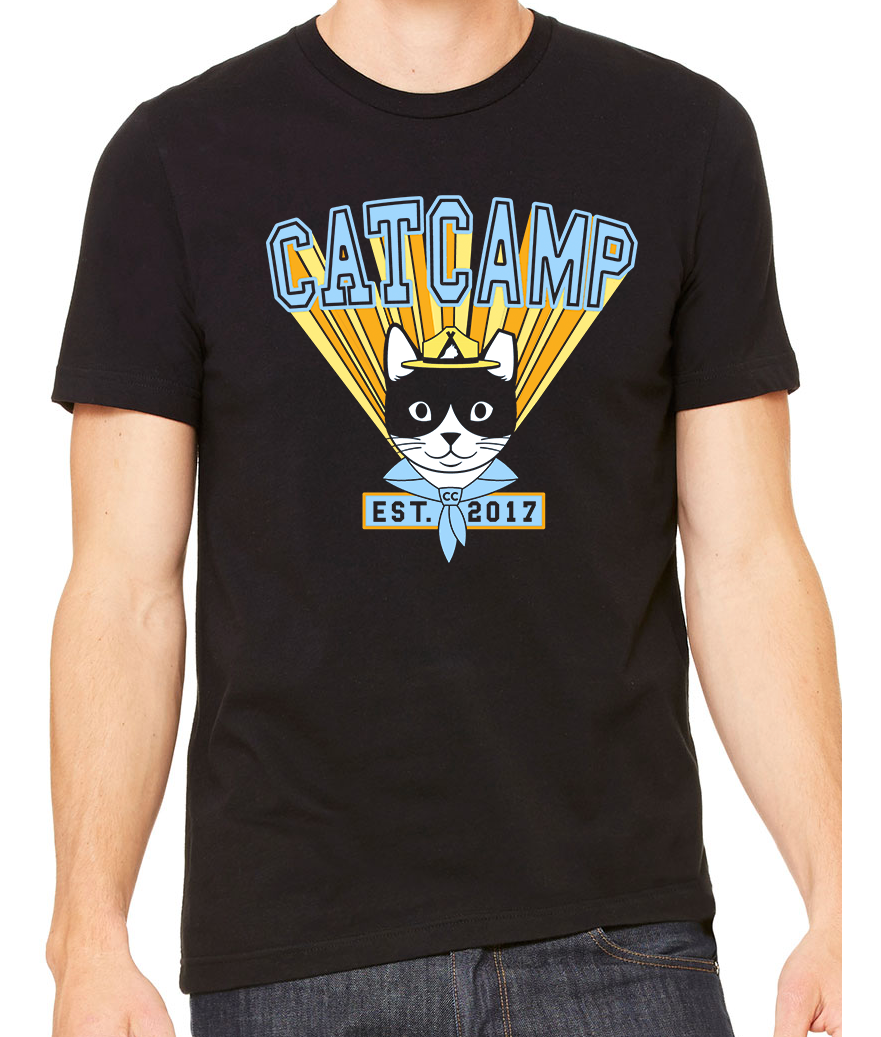 Cat Camp Collegiate T-Shirt
