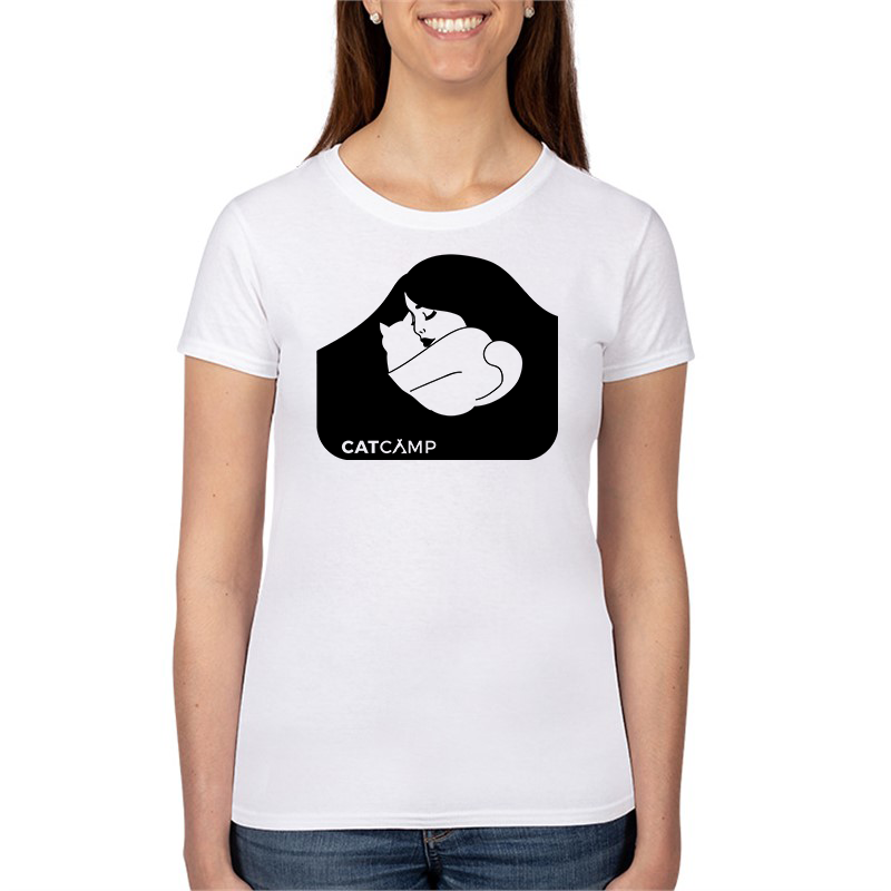 Woman's Love Cat Camp T-Shirt