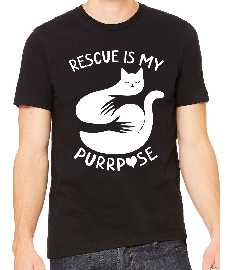 Rescue Is My Purpose Black T-Shirt
