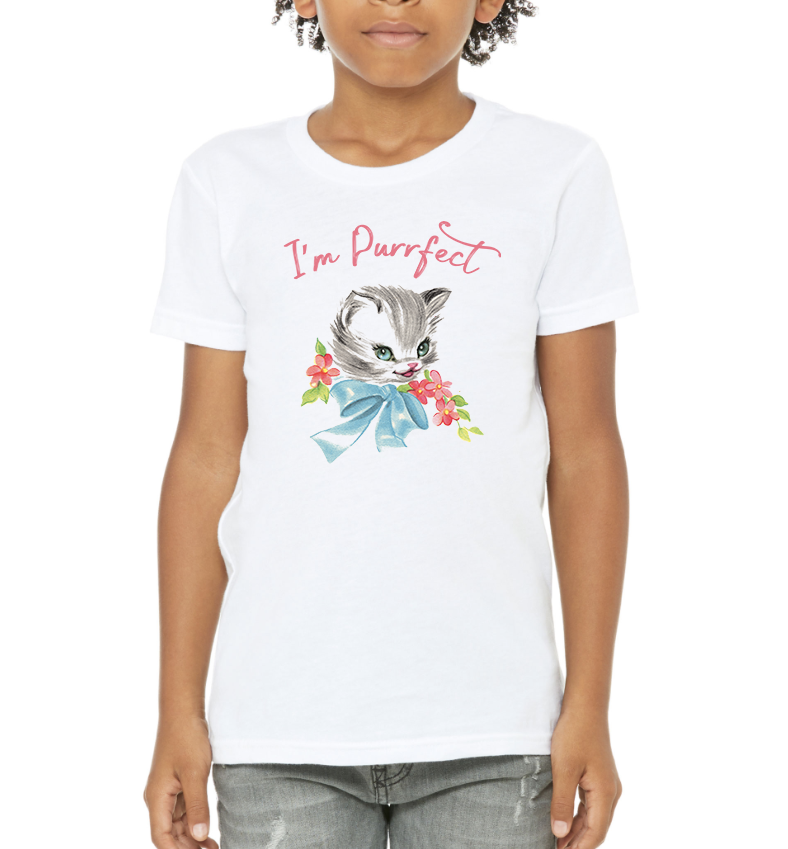 I'm Purrfect Youth T-Shirt