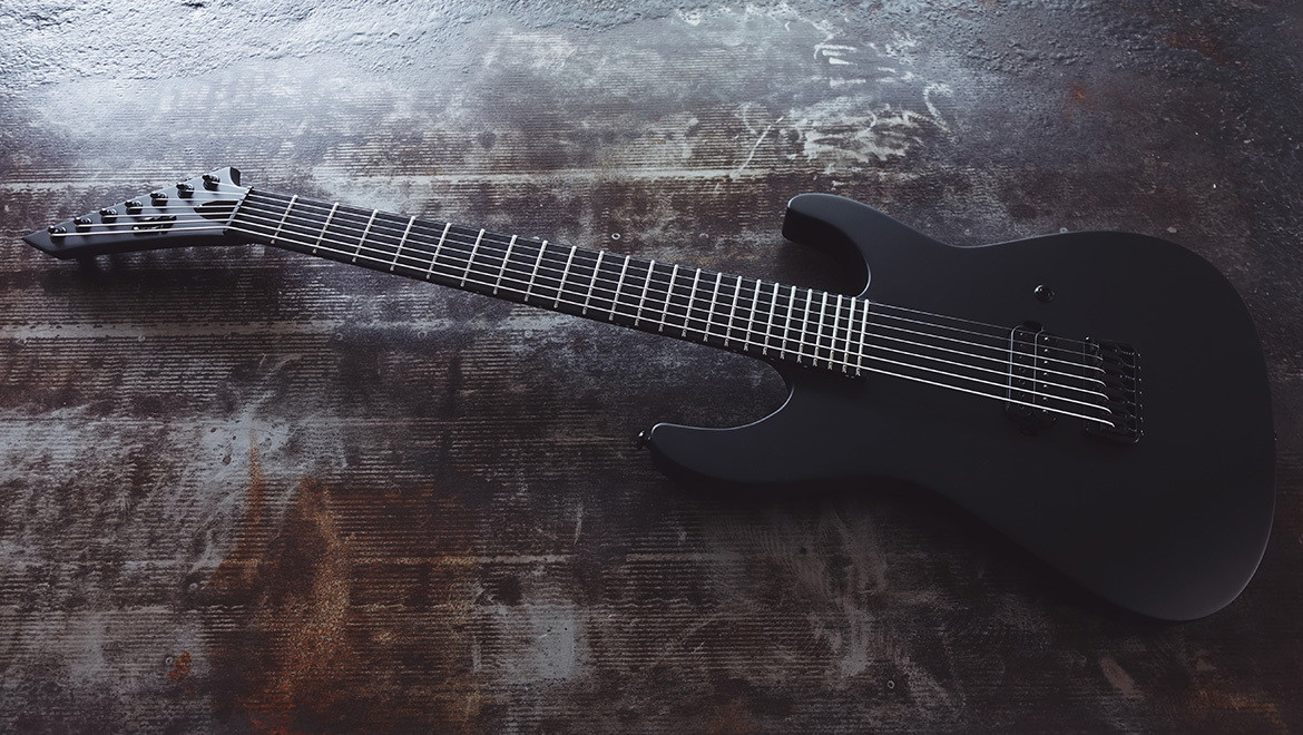 Review: LTD M-7HT Baritone Black Metal by Simon Sludge