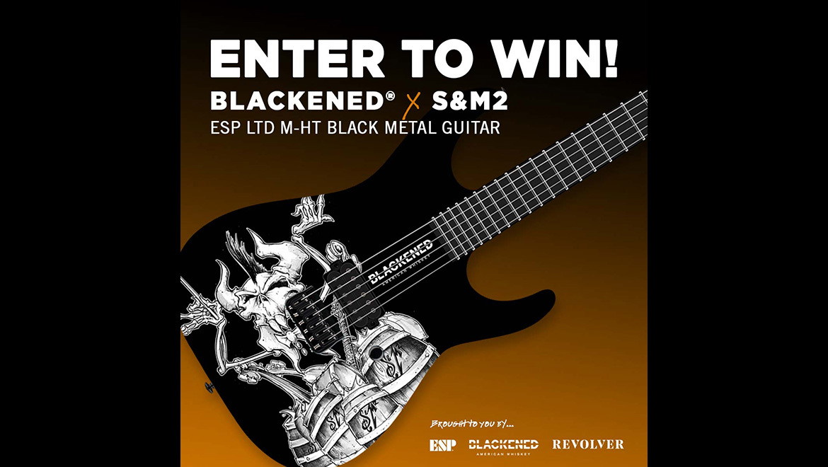 LTD M-HT Black Metal "S&M2" Guitar Giveaway from Blackened Whiskey and Revolver Mag
