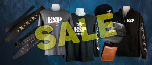Carousel Slide: Merch Sale - The ESP Guitar Company