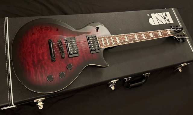 ESP LTD EC-256QM SEE THRU BLACK CHERRY SUNBURST