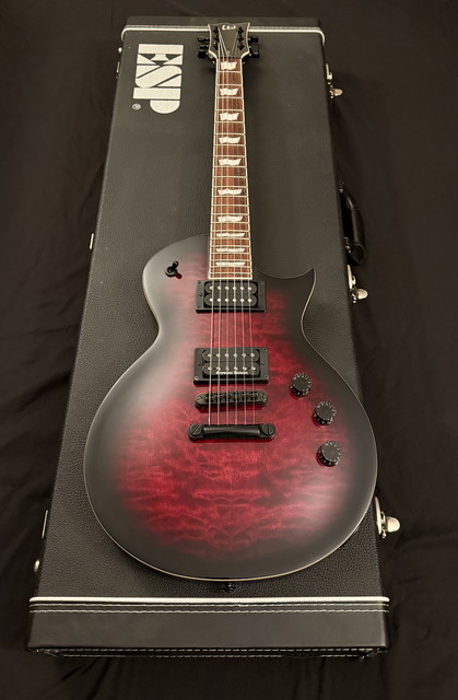 ESP LTD EC-256QM SEE THRU BLACK CHERRY SUNBURST