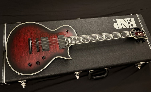 ESP E-II Eclipse SEE THRU BLACK CHERRY SUNBURST