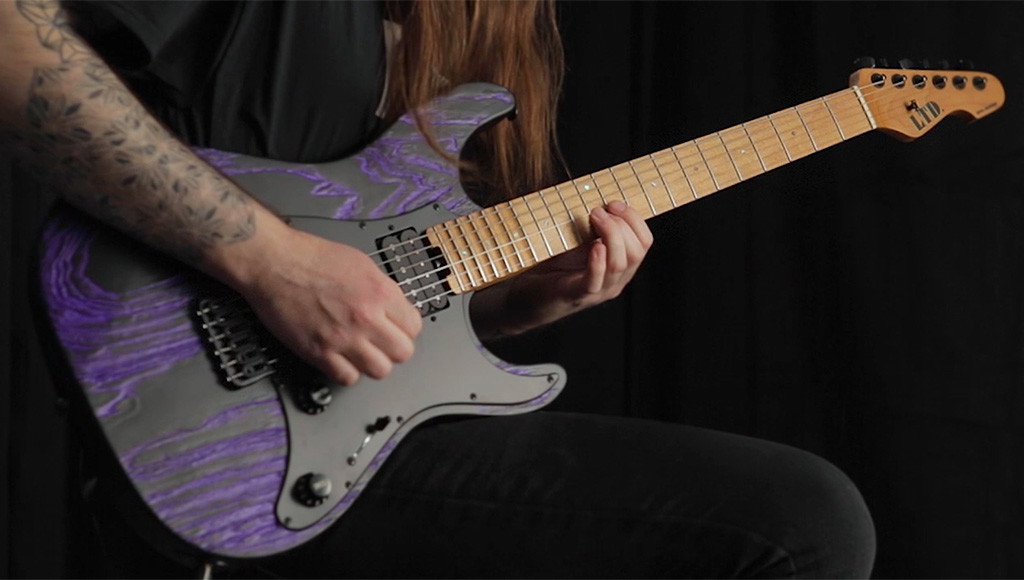 LTD by ESP ストラトキャスター パープル ジャンク LTD by ESP ストラトキャスター パープル ジャンク