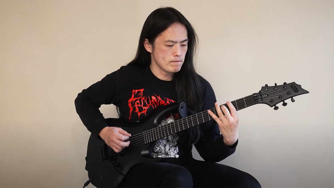 LTD F Black Metal Demo by JongHa Jeong - The ESP Guitar Company
