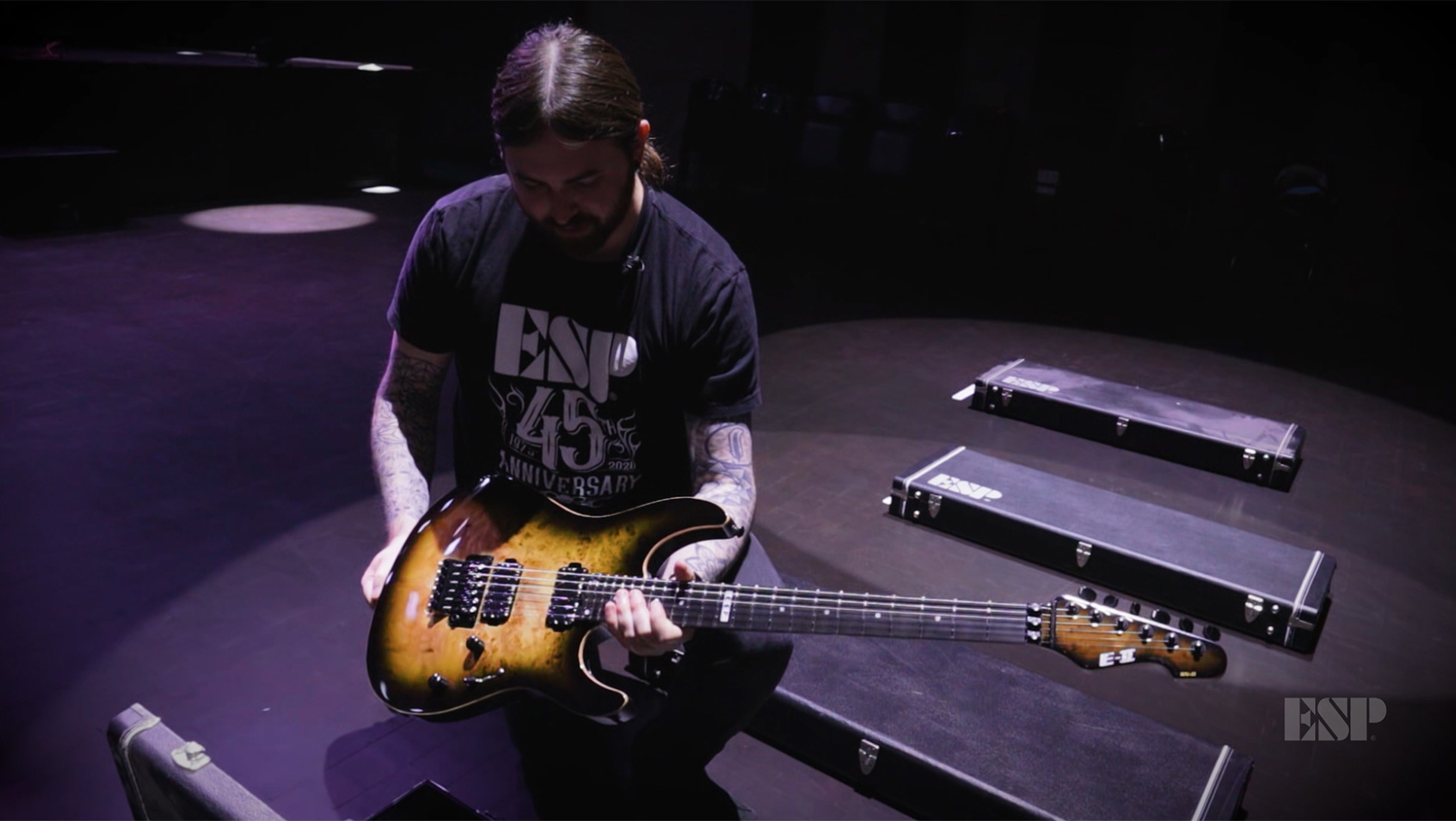 ハードケース付き！ ESP E-II SN-2 Bare Knuckle 本体 E-II SN-II - The ESP Guitar Company