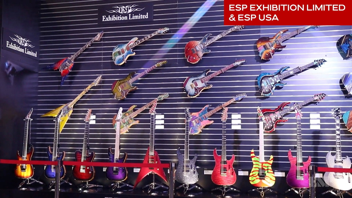 NAMM 2022 Tour of the ESP Guitars Booth The ESP Guitar Company