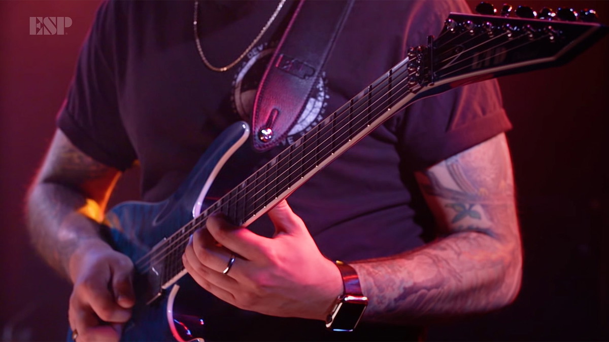 LTD Deluxe MH1000 Black Ocean demo by Rodney Dudum The ESP Guitar