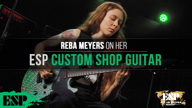 Reba Meyers on her ESP Custom Shop Guitar