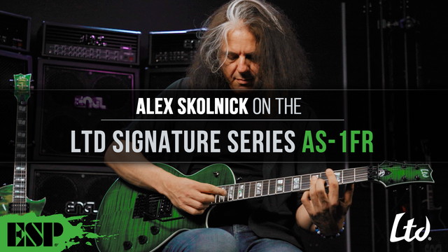 Alex Skolnick on the LTD Signature Series AS-1FR