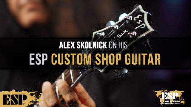 Alex Skolnick on his ESP Custom Shop Guitar