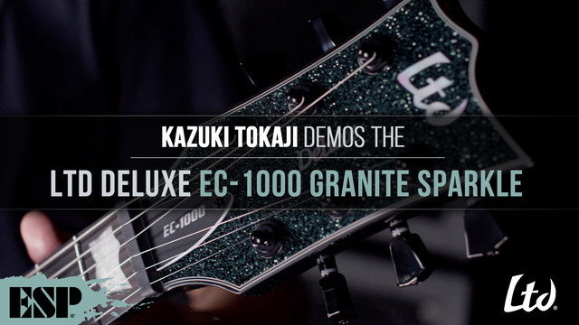 LTD Deluxe EC-1000 Granite Sparkle Demo by Kazuki Tokaji