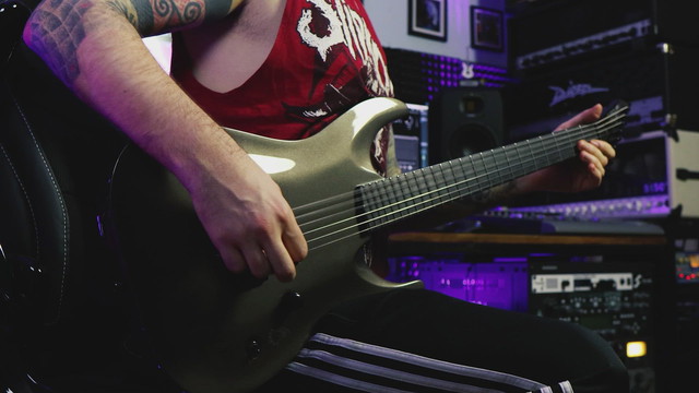 LTD MT-I in action with some Slipknot riffs