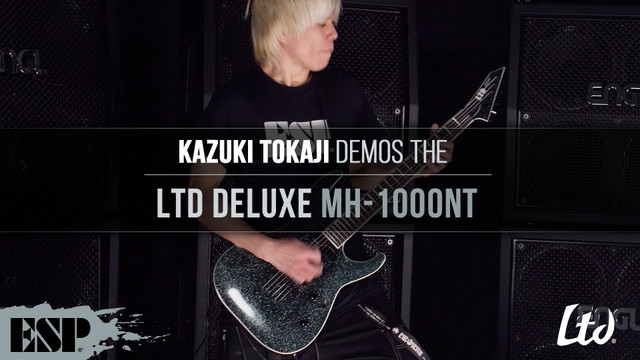 LTD Deluxe MH-1000NT Granite Sparkle Demo by Kazuki Tokaji
