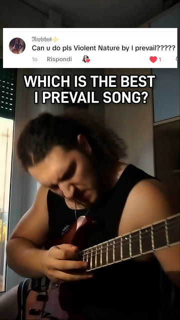 Playing I prevail on my ESP LTD M-200FM