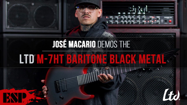 LTD M-7HT Baritone Black Metal Demo by José Macario