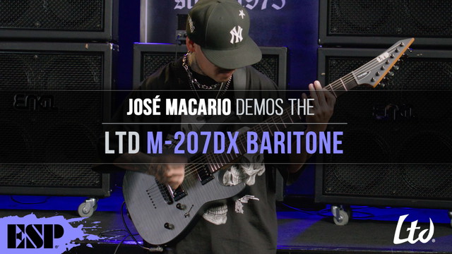 LTD M-207DX Baritone Demo by José Macario (Ladrones)