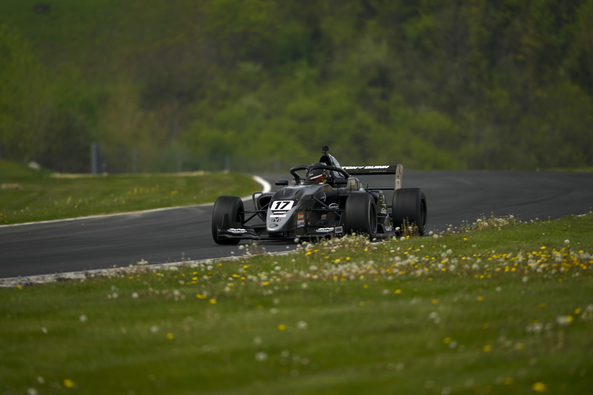 Callum Hedge Paces Practice at Road America