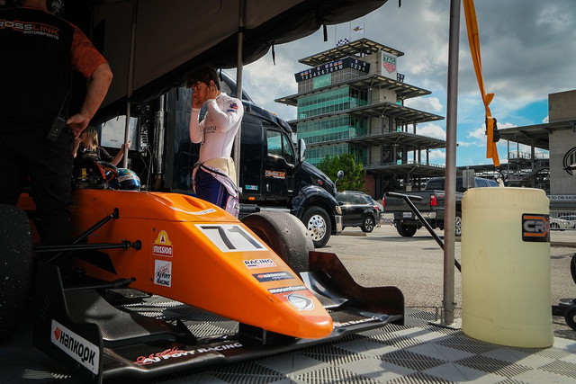 Papasavvas Battles Through Adversity for Triple Podium Weekend at Indianapolis Motor Speedway