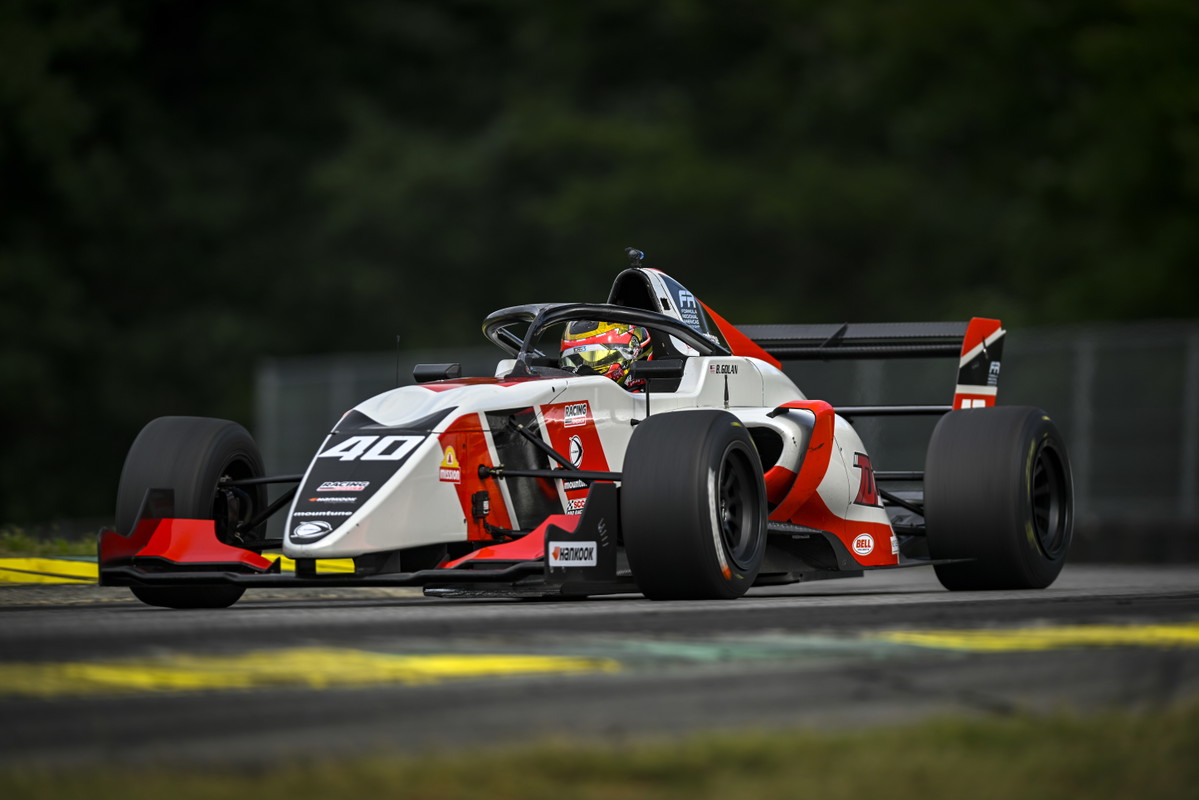 Brady Golan Earns FR Americas Pole at VIR