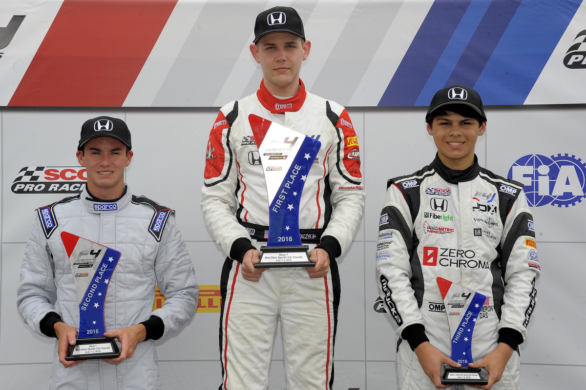 Konrad Czaczyk Claims Inaugural F4 U.S. Championship Race