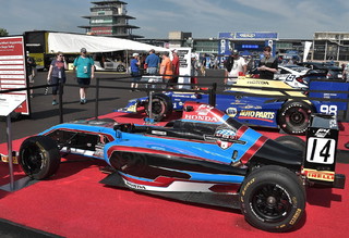 Jay Howard’s MDD F4 U.S. Championship Car Displayed at Indianapolis 500