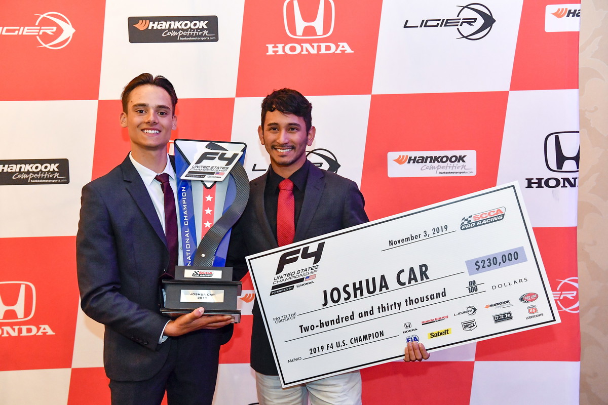 Joshua Car Awarded F3 Americas Scholarship Valued at $230,000