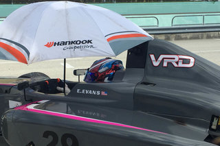 VRD Driver Erik Evans Scores Triple Podium Performance at Yacademy Winter Series Presented by Hankook