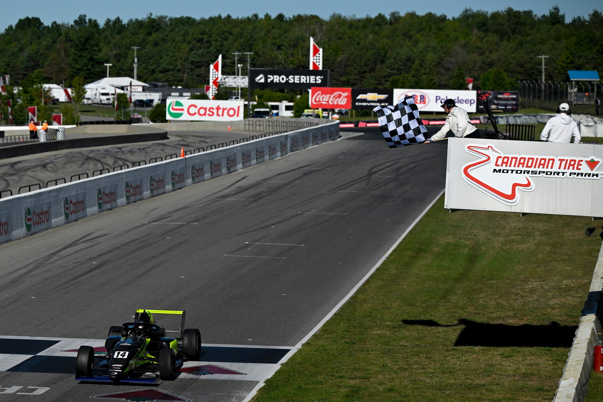 Cooper Shipman Extends Win Streak to Five, Wins Race 1 at CTMP