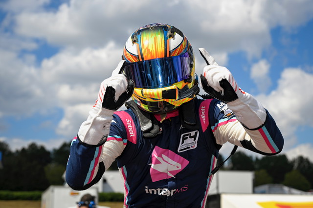 Alex Popow Returns to Victory Lane with Race 1 Win at Barber