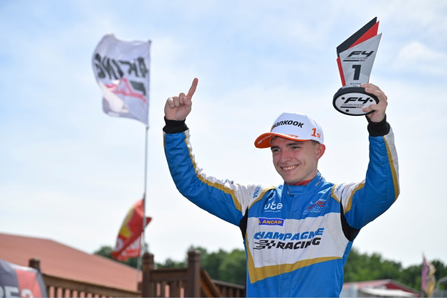 Gastón Irazú Wins F4 U.S. Race 1 at Mid-Ohio