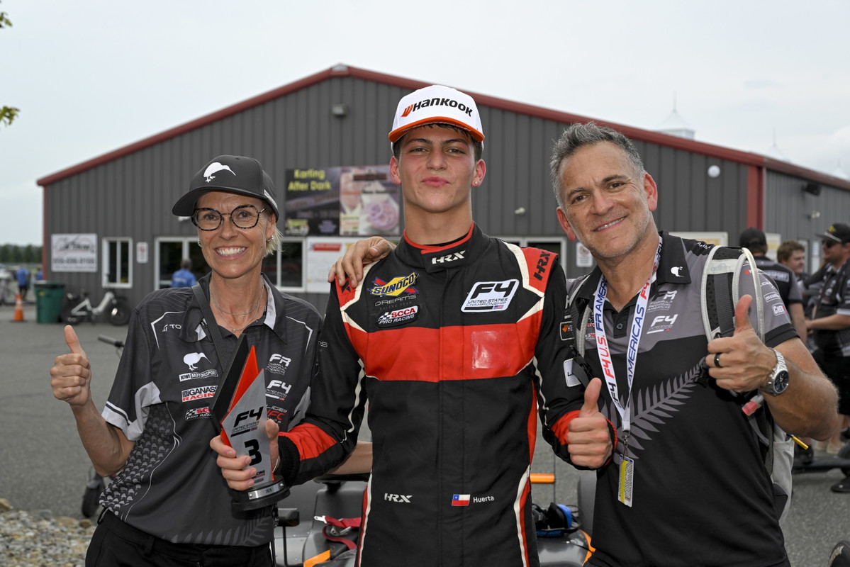 Clemente Huerta Leaves NJMP with Two Podiums in F4 U.S.