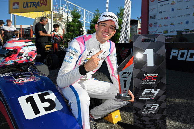 Zach Fourie Scores First F4 U.S. Win in CTMP Race 1