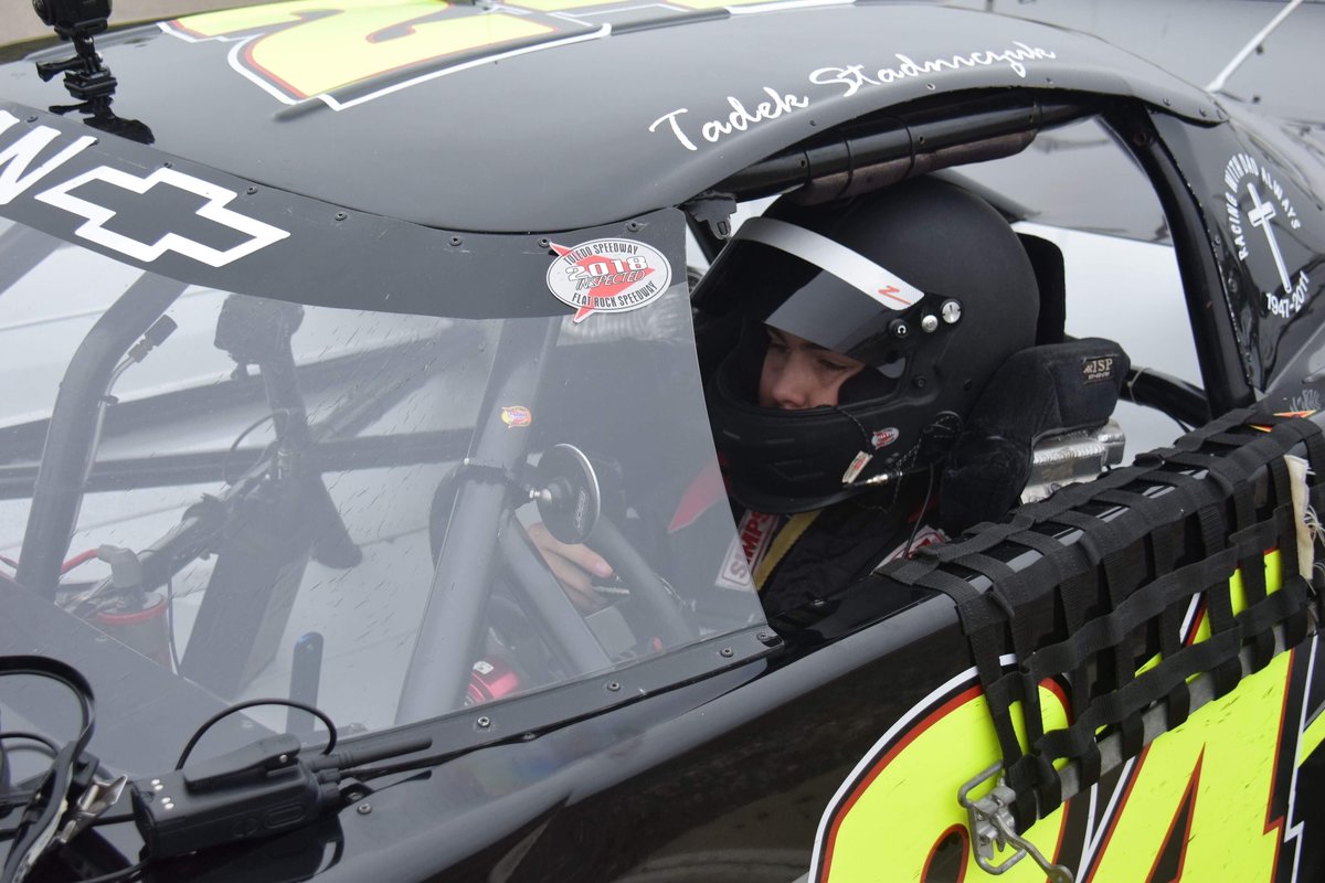 FACTORY STOCK CHAMP STADNICZUK TESTS LATE MODEL AT FLAT ROCK