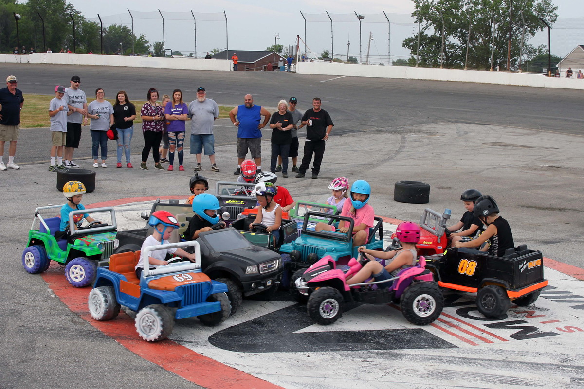 KIDS POWER WHEELS DERBY DATES AT TOLEDO JULY 26, FLAT ROCK AUG. 3