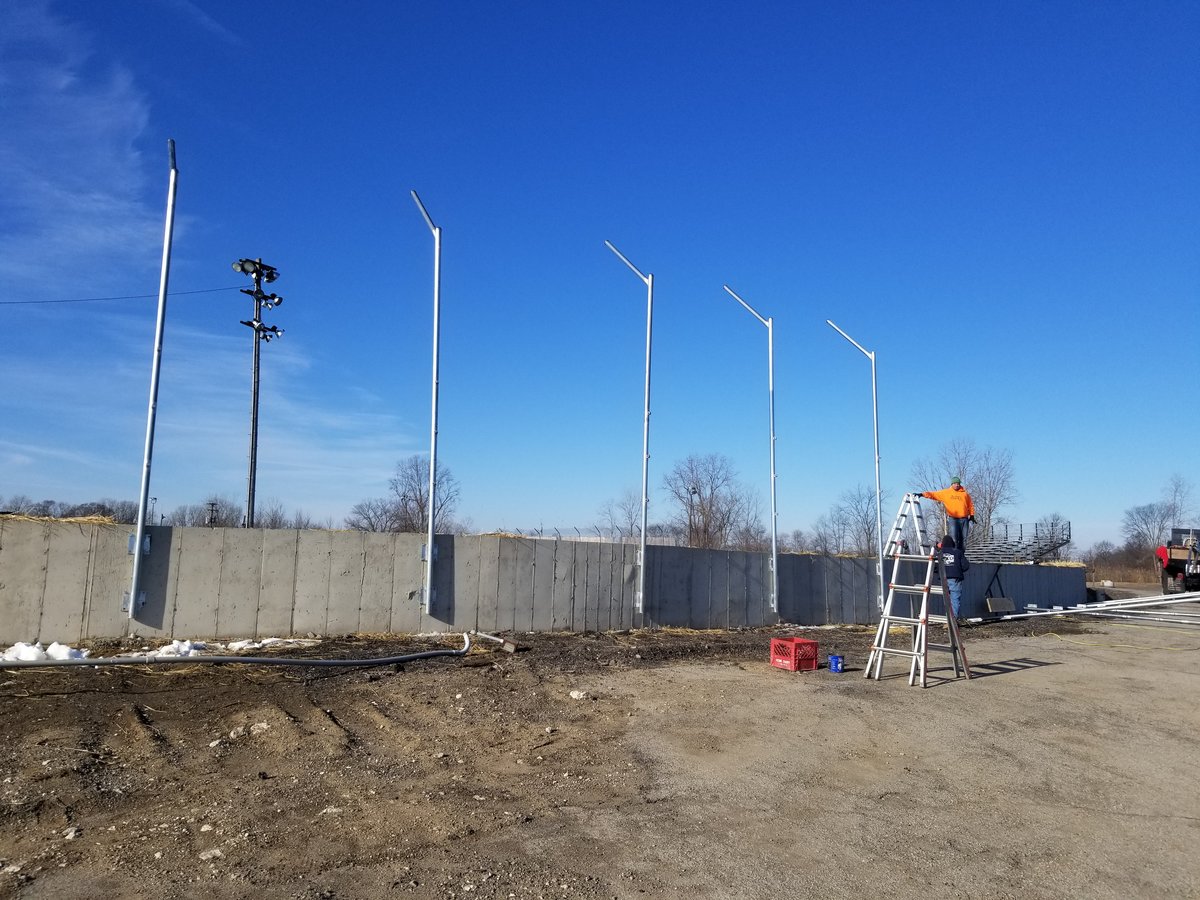 FLAT ROCK FENCING PROJECT BEGINS