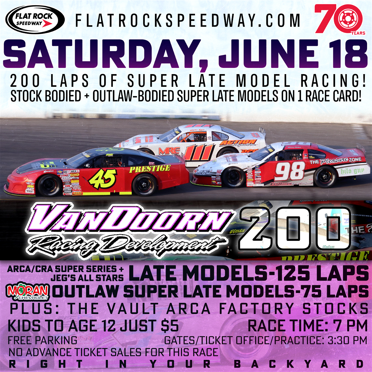 VanDoorn 200 Part of Triple-header Weekend of ARCA-sanctioned Races Across the Midwest