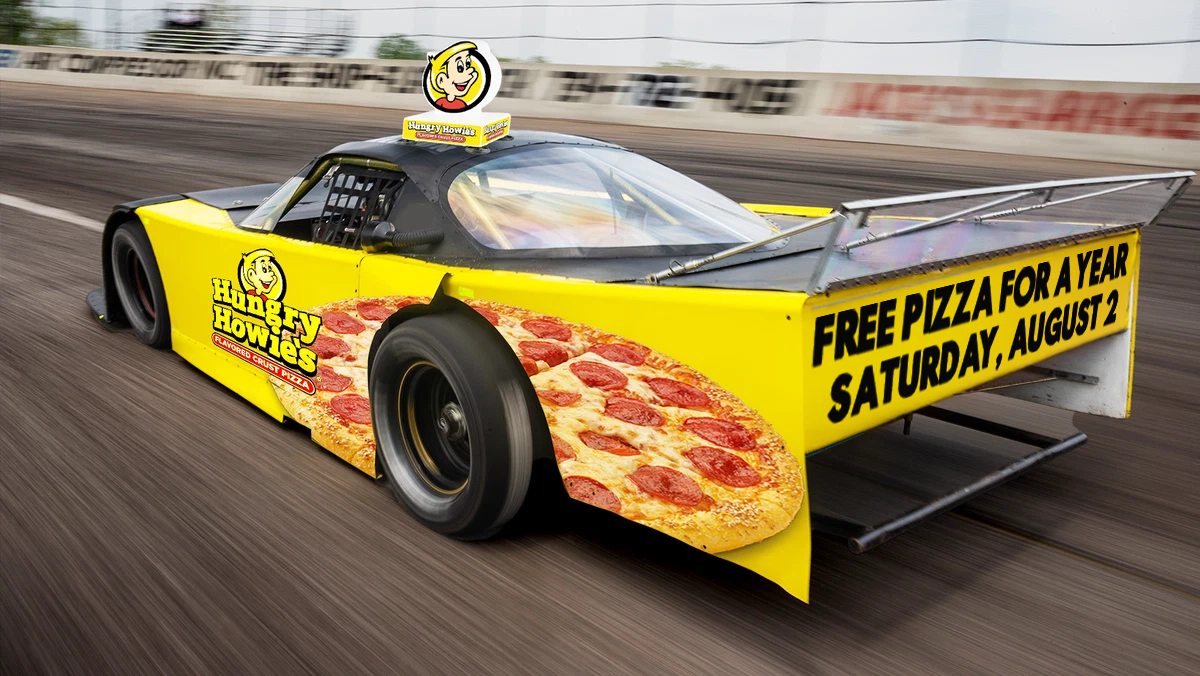 Win a Full Year of Pizza This Saturday at Flat Rock Speedway!
