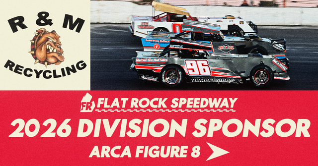 R&M Recycling Returns as Figure 8 Division Sponsor at Flat Rock Speedway in 2026