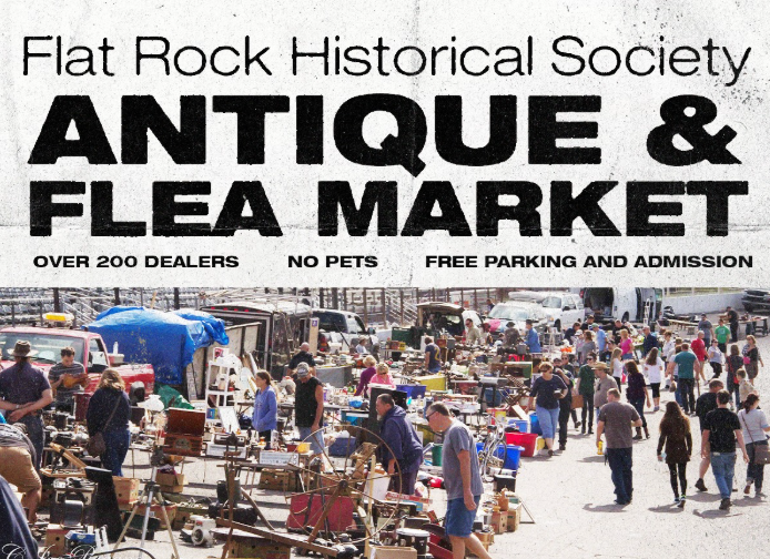 Flat Rock Historical Society Flea Market (No Racing)