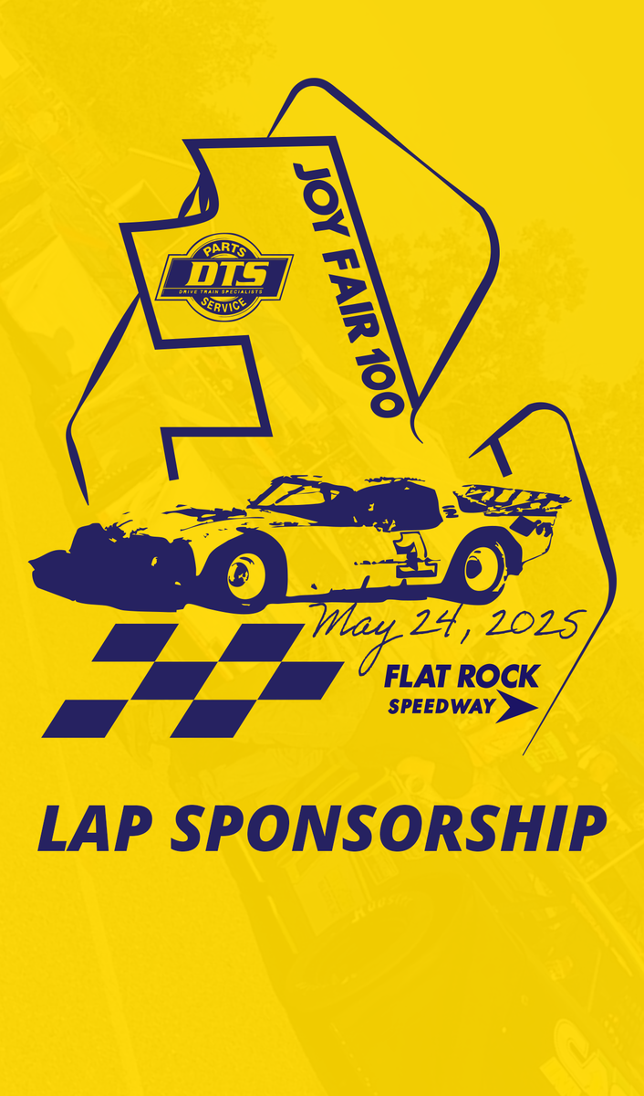 Joy Fair 100 Lap Sponsorship