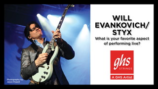 Will Evankovich's Favorite Aspect of Performing Live