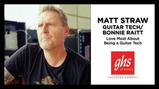 What Matt Straw Loves Most About Being A Guitar Tech | Bonnie Raitt