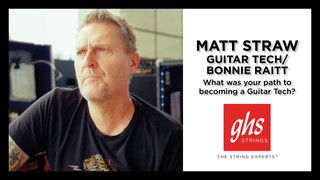 Matt Straw's Path To Becoming A Guitar Tech | Bonnie Raitt